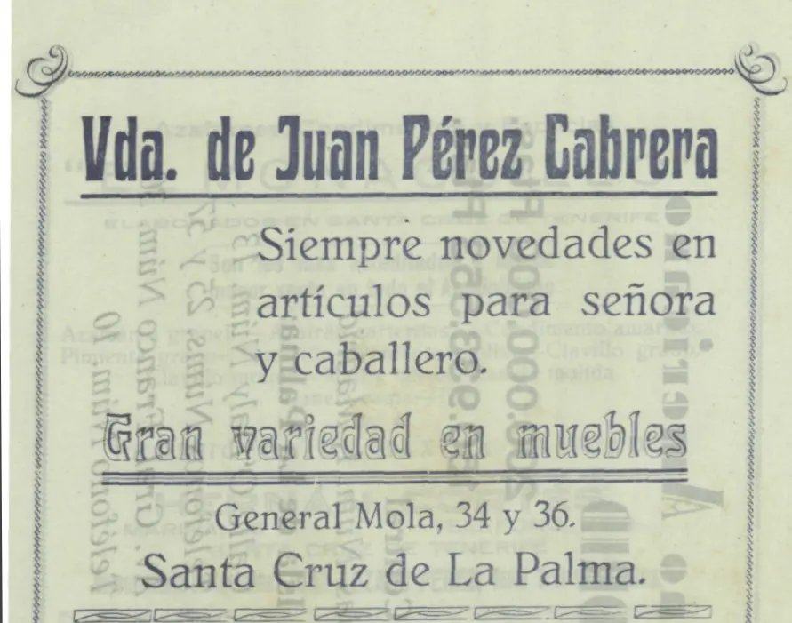 Programa Bajada de La Virgen, 1945.